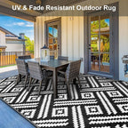 Outdoor Patio Plastic Straw Rug - Image 2