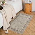 GarveeHome Small Area Rug 2x3 Modern Scalloped Entry Rug Solid Color Kitchen by GarveeHome