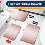 OLANLY Large Bathroom Rugs Mat 44x32, Extra Soft Absorbent Microfiber Bath Rugs - Image 2