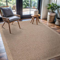 CAMILSON Easy Jute Rug 4x6, Indoor Outdoor Natural Color Fiber Area Rugs by CAMILSONIndoorOutdoorAreaRugs