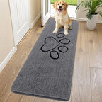 Smiry Dog Door Mat for Muddy Paws, Absorbent Dirt Trapper Non Slip Quick Dry by Smiry