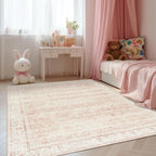 BILEEHOME Light Pink Nursery Rug - Image 9