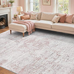 8x10 Ft Large Area Rugs for Living Room, Soft Non-Slip Washable Rugs Modern by Cuzwlovita
