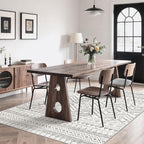 Miukiki 7x9 Area Rug for Living Room Moroccan Washable Rugs Non Slip Indoor - Image 8
