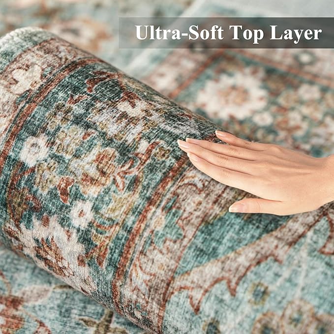 TOPRUUG Washable 10x13 Area Rug - Image 5