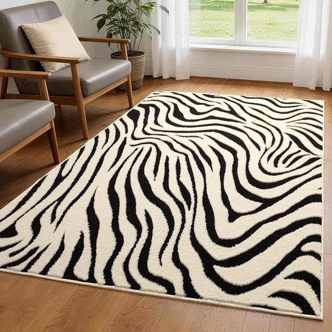 YIHOUSE 4×6 Ft Area Rugs for Living Room: Modern Washable Rug by YIHOUSE