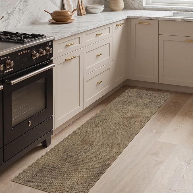 GENIMO Kitchen Mats for Floor, Washable Absorbent Runner Rugs for Kitchen - Image 8