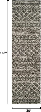 SAFAVIEH Arizona Shag Collection Runner Rug - Image 3