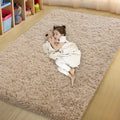 qulint Bedroom Area Rugs 4x6, Fluffy Soft Shag Kids Rug by QULINT