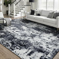 RELEANY Washable Area Rugs 6'x9' Non-Slip Modern Abstract Soft by RELEANY