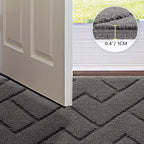 hicorfe Dirt Trapper Indoor Doormat, Non Slip Backing Washable Door Mats - Image 4