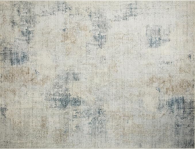 8x10 Washable Rugs, Ultra Soft Faux Wool Retro Carpets, Non Slip Backing - Image 9