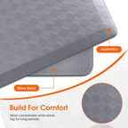 TranquilRelax 4/5 Inch Thick Anti-Fatigue Kitchen Mats 2Pcs, Cushioned Non-Slip - Image 6