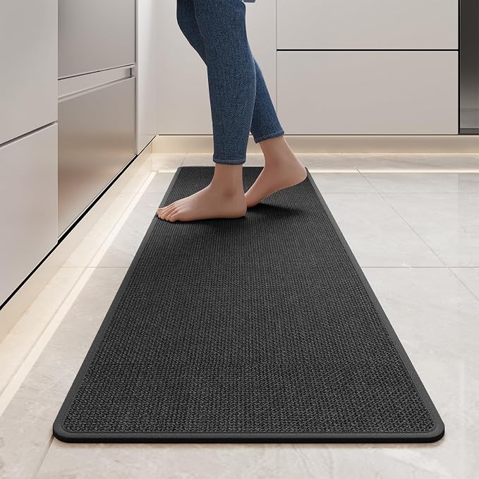 YDKGL Kitchen Mats for Floor, Super Absorbent Kitchen Rugs Non Slip Washable by YDKGL