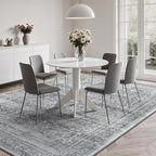 Lofus 6x9 Area Rug for Living Room, Soft Neutral Carpets for Bedroom Dining - Image 3