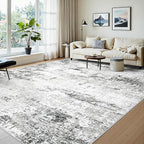 Area Rugs 10x14 Living Room: Large Modern Abstract Washable Rug Soft Anti-Skid - Image 2