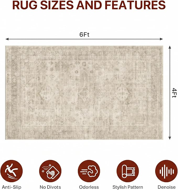 48"x72" Office Chair Mat for Hardwood Tile Floor, Under Desk Carpet Protector - Image 6