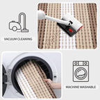 Kitinjoy Indoor Outdoor Door Mat, 40x32 Non-Slip Absorbent Dirt Trapper - Image 5