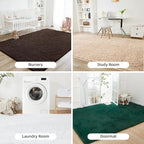 Litanika 5x8 Shag Area Rug for Living Room Bedroom, Non-Shedding Modern Indoor - Image 7