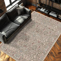 Vintage Moss Living Room Rug, 5x7 Washable Area Rugs by Unknown