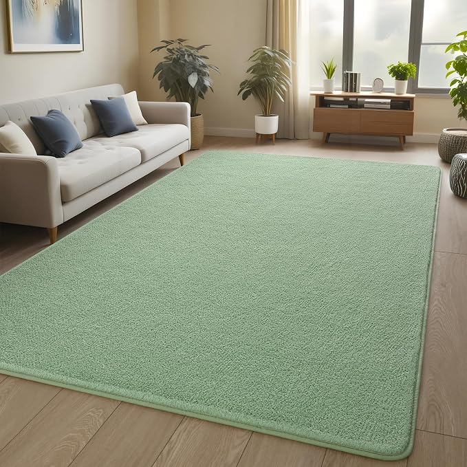 Pettop 4x6 ft Light Green Area Rugs - Image 8
