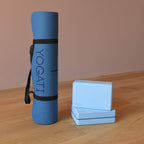YOGATI® Yoga Mat with Strap with Alignment Lines. Home Workout Mat - Image 6