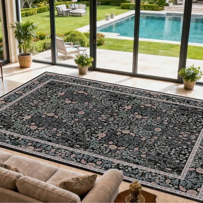 Area Rug for Living Room, 10x12 Large Washable Rugs for Dining Room, Non Slip by Unknown