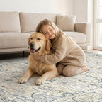 cotiled 3x5 Area Rug Machine Washable Vintage Carpet - Image 6