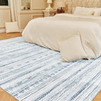 6x9 Area Rugs for Living Room Machine Washable Rug Distressed Indoor Carpet by Tchdio