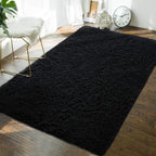Andecor Soft Fluffy Bedroom Rugs, 3 x 5 Feet Indoor Shaggy Plush Area Rug by Andecor