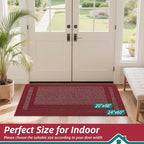 BEQHAUSE Indoor Door Mat 20" x 48", Dirt Trapper Door Mats Non-Slip Entryway - Image 2