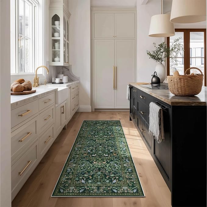 Washable Runners for Hallways Kitchen Rugs: 2'x6' Runner Rug Stain Resistant - Image 7