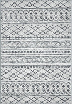 KUTA Bedroom Boho Rug 4x6 Grey, Moroccan Washable Area Rugs Non Slip, Ultra - Image 8