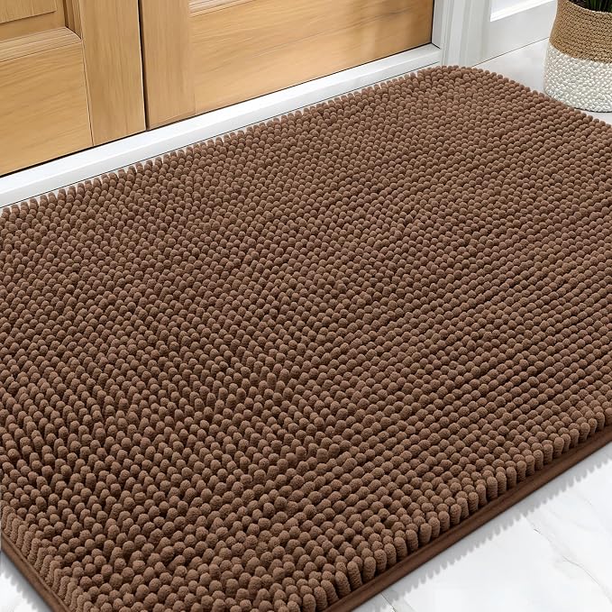 OLANLY Dog Door Mat for Muddy Paws 34x21, Absorbs Moisture and Dirt, Absorbent by OLANLY
