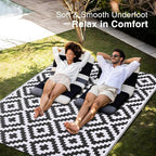 OLANLY Waterproof Outdoor Rug 5x8 ft, Outdoor Plastic Straw Rug - Image 5