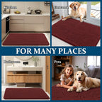 OLANLY Dog Door Mat for Muddy Paws 50x30, Absorbs Moisture and Dirt, Absorbent - Image 8