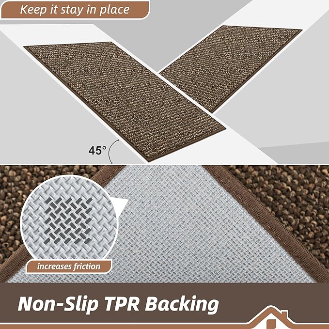 BEQHAUSE Kitchen Rugs 32"x48", Non-Slip Kitchen Mats - Image 4