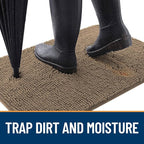 OLANLY Dog Door Mat for Muddy Paws 40x32, Absorbs Moisture and Dirt, Absorbent - Image 2