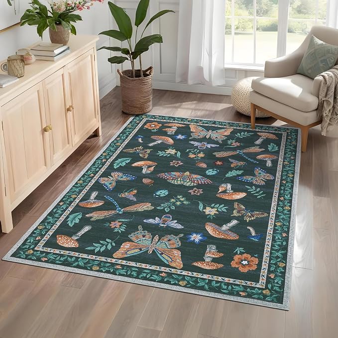 4 x 6 Rug Non-Slip Washable Carpet - Image 2