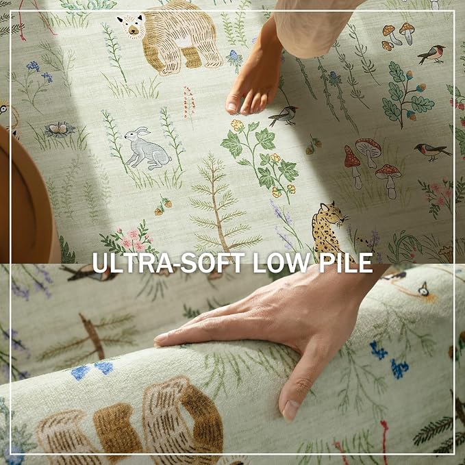 Machine Washable Kitchen Runner Rug: 2'x6' Hallway Rug Non Slip Low Pile Stain - Image 5