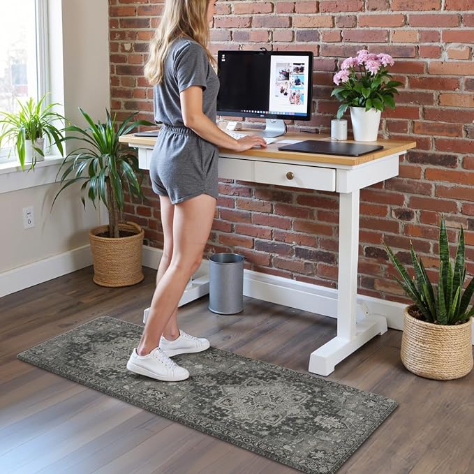 GENIMO Kitchen Mats for Floor 2PCs, Washable Anti Fatigue Mat for Cushioned - Image 7