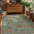 Rugxara Floral Rug for Living Room Bedroom by Rugxara