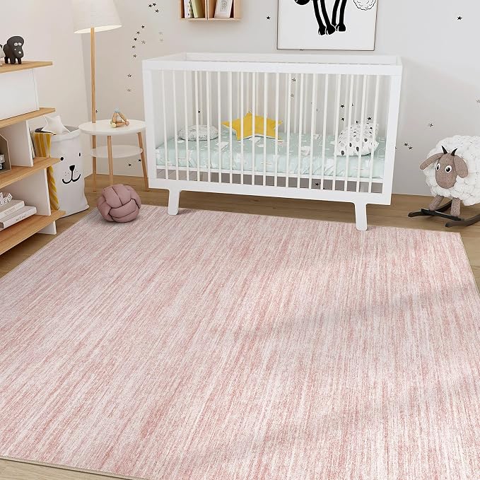 Nakagishi 10x14 Area Rugs Living Room: Washable Large Vintage Rug Neutral - Image 8