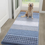 Kitinjoy Indoor Outdoor Door Mat, 59x24 Non-Slip Absorbent Dirt Trapper by Kitinjoy