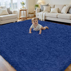 8x10 Area Rug for Living Room, Ultra Soft Fluffy Shag Rugs for Bedroom by Yidanamy