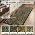 Collive Anti Fatigue Kitchen Mats, Spring Green Floral Kitchen Rugs Sets of 2 - Image 9