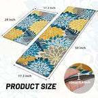 Arenarug Kitchen Mats for Floor 2PCS Cushioned Anti Fatigue Kitchen Mats - Image 2