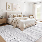 cotiled 5x8 Area Rugs Living Room Rug: Washable Boho Rugs - Image 3