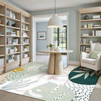 Lahome Green Machine Washable Large Rug - Image 5