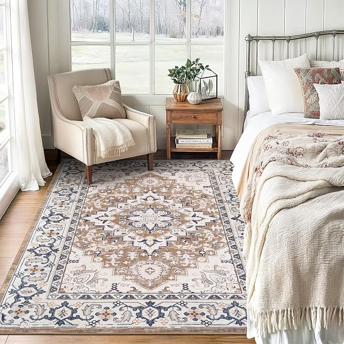 Lofus 5x7 Area Rugs for Living Room, Washable Area Rug, Rugs for Bedroom - Image 2